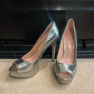 Enzo Angiolini, Gold and Black Snake Print